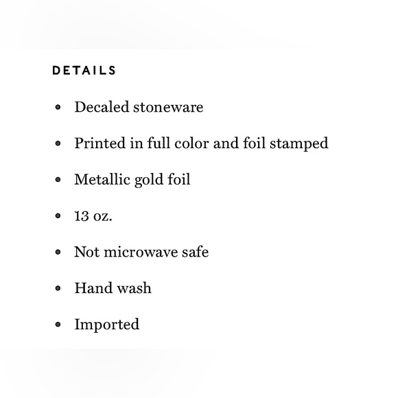 Rifle Paper Co. x Anthropologie Garden Party Monogram Mug - Picture 9 of 10